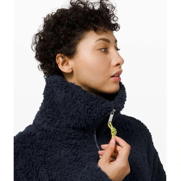 Lululemon True Navy Oh So Sherpa Jacket Size 2 - Picture 16 of 16